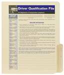 Driver Qualification File Folder For Single Copy Forms