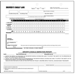 Drivers Daily Log with Recap Carbonless