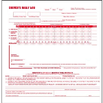 2 In 1 Drivers Daily Log Book Simplified DVIR 3 Ply Carbonless