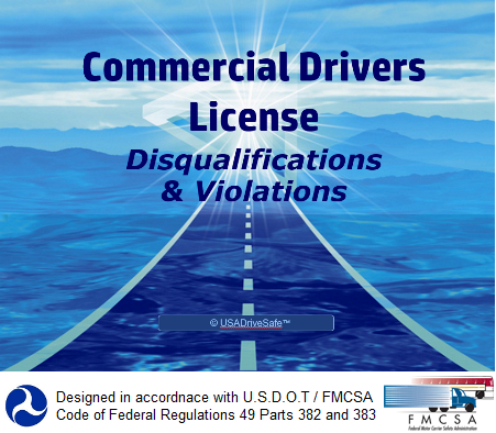 CDL Disqualifications & Violations Training DVD