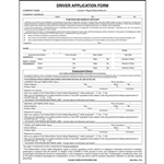 Driver Application for Employment