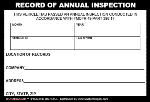 Annual Vehicle Inspection Labels