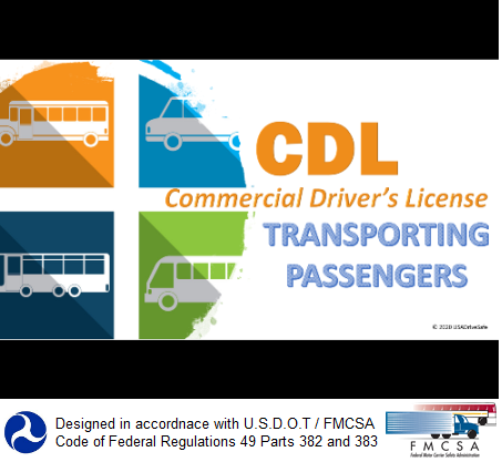 CDL Transporting Passengers Training DVD