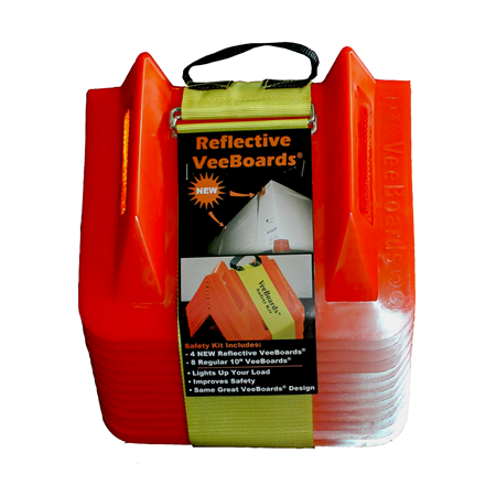 VeeBoard 10" x 8" x 8" Reflective Safety Kit