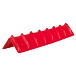 VeeBoards 48" x 11" x 11" Heavy Duty Corner Protector, Red