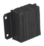 Laminated Dock Bumper, 4.5" x 9" x 10"