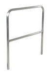 Aluminum Pipe Safety Railing, 48"L