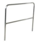 Aluminum Pipe Safety Railing, 60"L