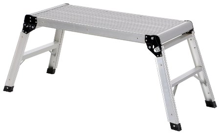 Aluminum Folding Step Platform, 19 x 47 x 19