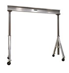 Adjustable Aluminum Gantry Crane, 6k, 12'L x 12'H