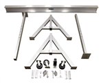Adjustable Aluminum Gantry Crane, 6k, 15'L x 10'H