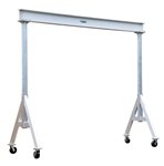 Adjustable Aluminum Gantry Crane, 6k, 10'L x 10'H