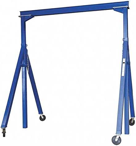 Adjustable Steel Gantry Crane, 8k, 15'L x 12'H
