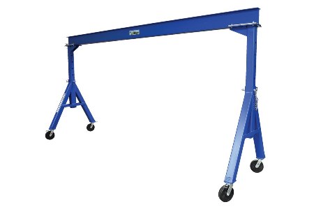 Adjustable Steel Gantry Crane, 6k, 15'L x 9'H