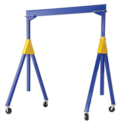 Steel Knockdown Gantry Crane, 6k, 10'L x 12'H