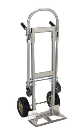 Aluminum Convertible Hand Truck, 2-In-1