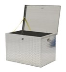 Aluminum Treadplate Portable Tool Box, 36 x 24 x 24