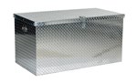 Aluminum Treadplate Portable Tool Box, 48 x 24 x 36