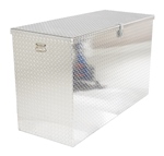 Aluminum Treadplate Portable Tool Box, 60 x 24 x 36