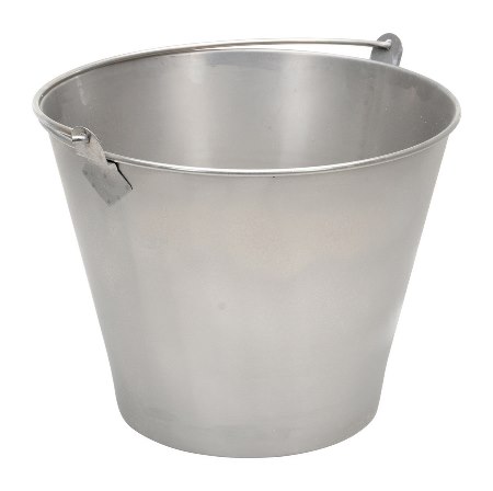 Stainless Steel Bucket, 3-1/4 Gallon
