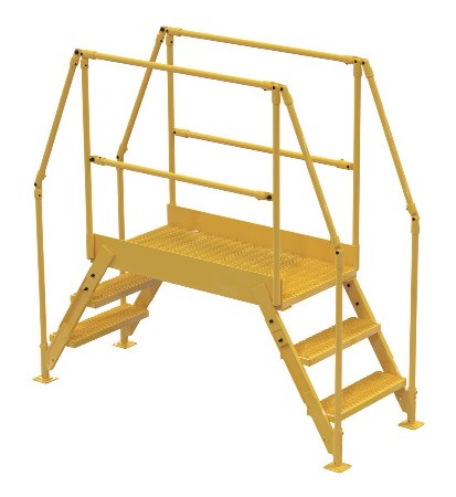 Cross Over Ladder, Yellow, 78 x 72