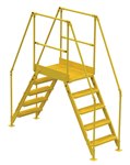 Cross Over Ladder, Yellow, 91 x 92