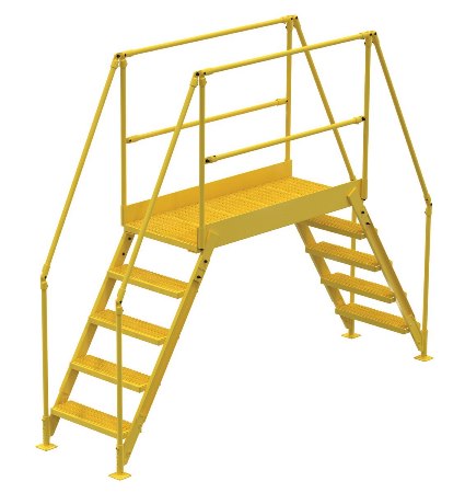 Cross Over Ladder, Yellow, 115 x 93