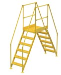 Cross Over Ladder, Yellow, 104 x 102