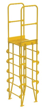 Cross Over Ladder, Vertical, 6 Step, 8" Span