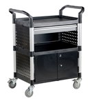 Commercial Service Cart, Drawer, 19 x 33 x 39