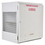 Cylinder Cabinet, Solid Door, 12 Capacity