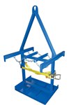 Cylinder Caddy with Lift, 6 Capacity
