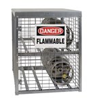 Horizontal Cylinder Cabinet, Galvanized Steel