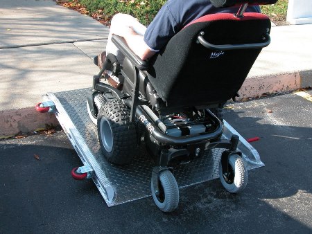 Wheel Chair Ramp, Roll-O-Ramp, 36" x 48"