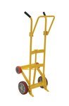 Drum Truck, Steel, 4 Rigid Poly Wheels