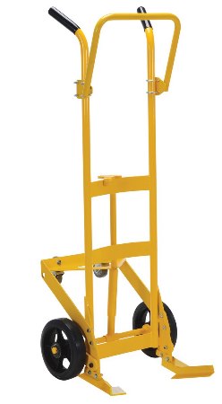 Drum Truck, 2 Rigid, 2 Swivel Wheels, for Plastic Drums