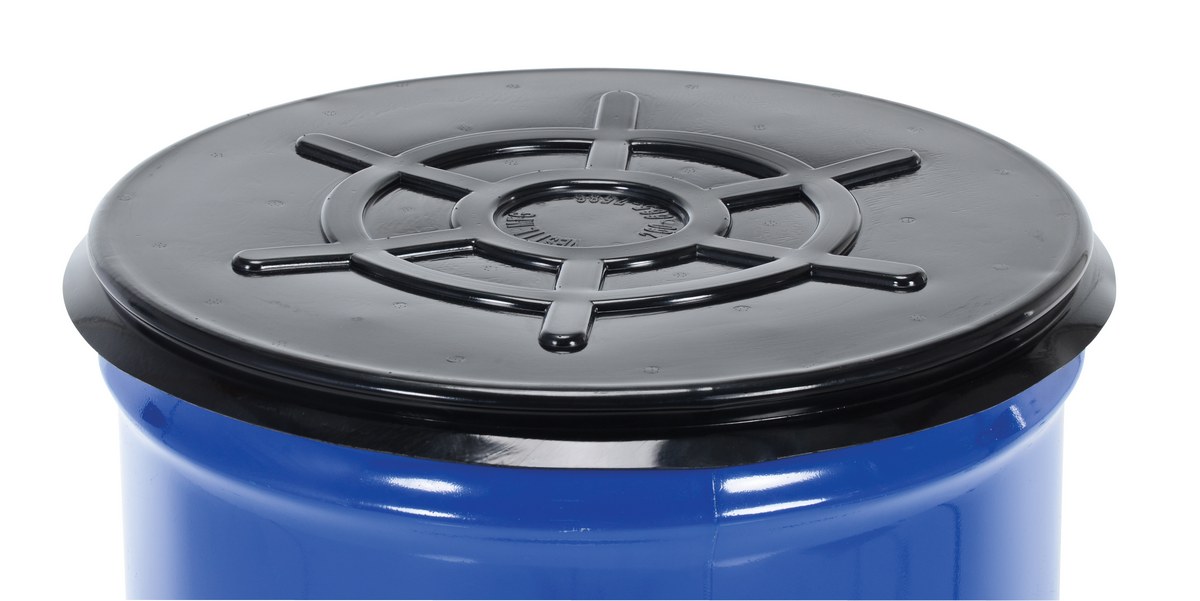 Drum Cover, Black Plastic, 5pk