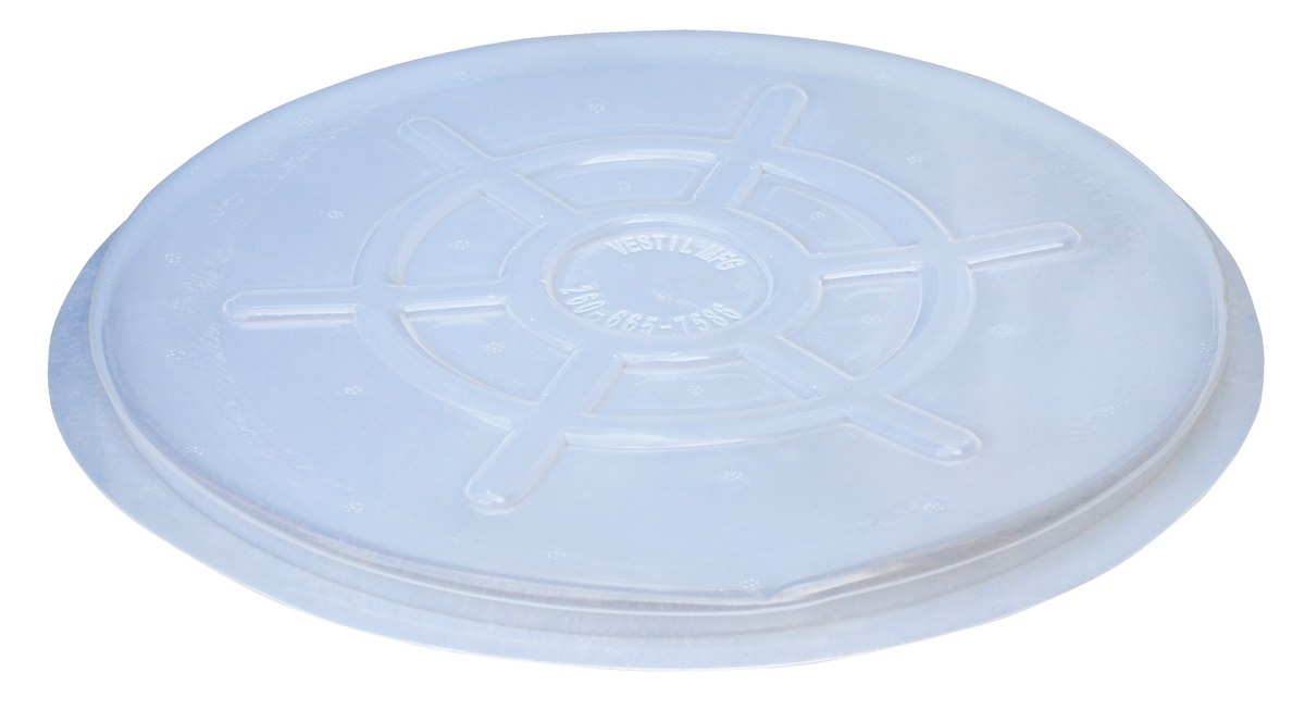 Clear Plastic Drum Covers, 5pk