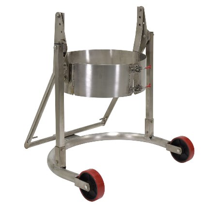 Stainless Steel Manual Drum Carrier, Rotator