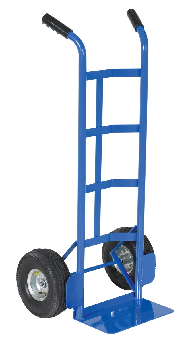 Steel Dual Handle Hand Truck, Pneumatic Wheels