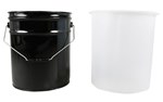 5 Gallon Pail Liner, Rigid, High Density