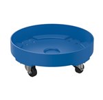 30 Gallon Drum Dolly, Heavy Duty, Poly, Blue