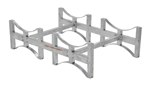 Stackable 2 Drum Rack System, Galvanized