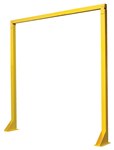 Overhead Door Warning Barrier, 8' x 8'
