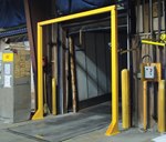Overhead Door Warning Barrier, 9' x 10'