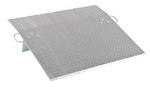 Aluminum Economy Dock Plate, 5"H, 30" x 36"