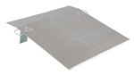 Aluminum Economy Dock Plate, 7"H, 30" x 48"