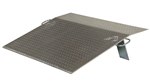 Aluminum Economy Dock Plate, 5"H, 48" x 36"