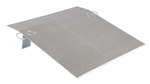 Aluminum Economy Dock Plate 9"H, 48" x 60" Incl Freight