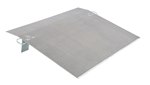 Aluminum Economy Dock Plate, 7"H, 72" x 48"